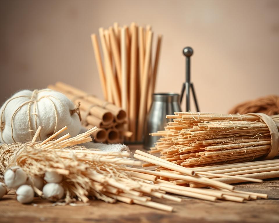 Materiały do wykonania knotów świecowych