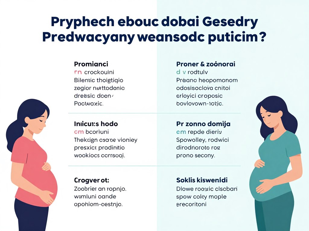Infografika obalająca mity na temat objawów ciąży i płci dziecka