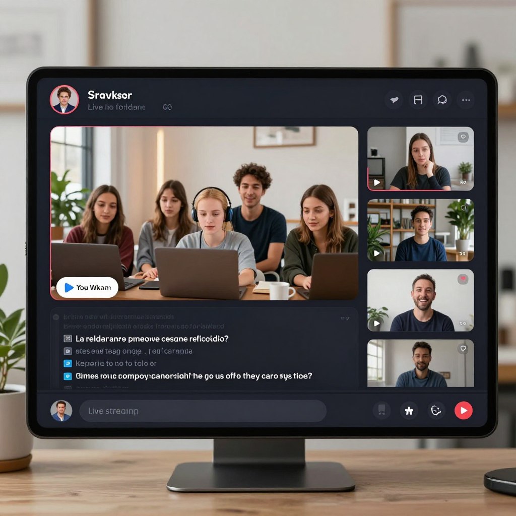 Live streaming ekran transmisja internetowa