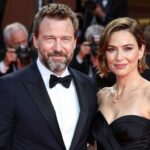 Piotr Grabowski żona i rodzina podczas uroczystości filmowej