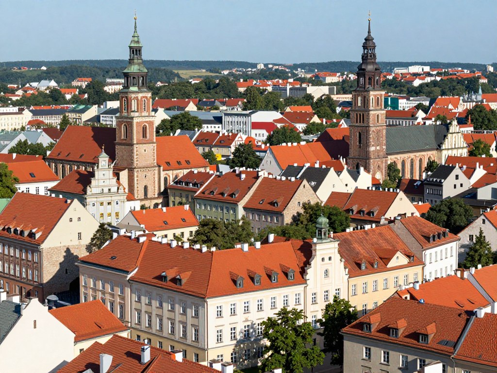 kalisz miasto panorama kalisz miasto panorama