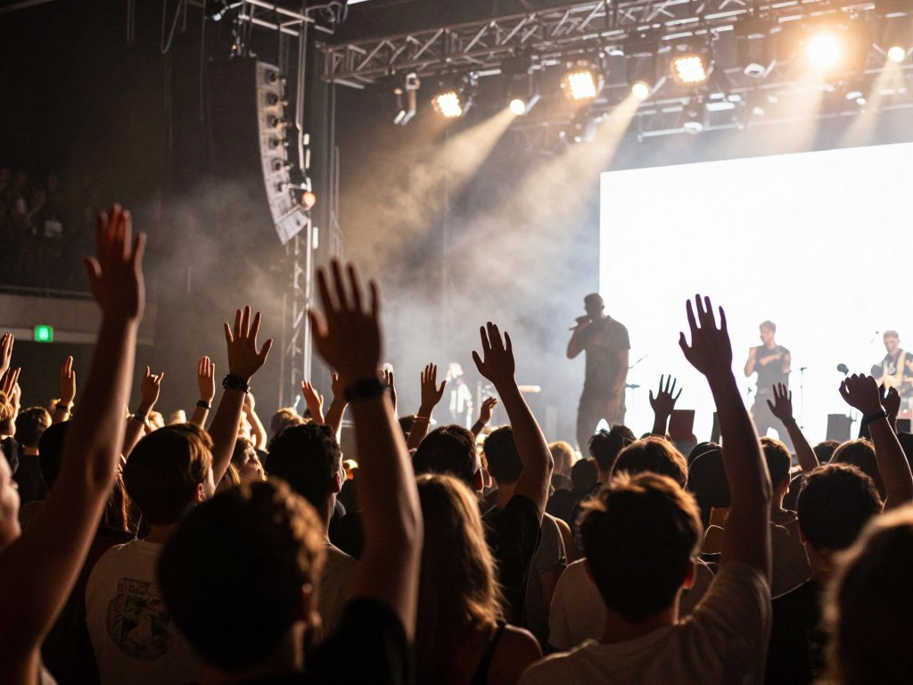 koncert muzyka na żywo publiczność koncert muzyka na żywo publiczność