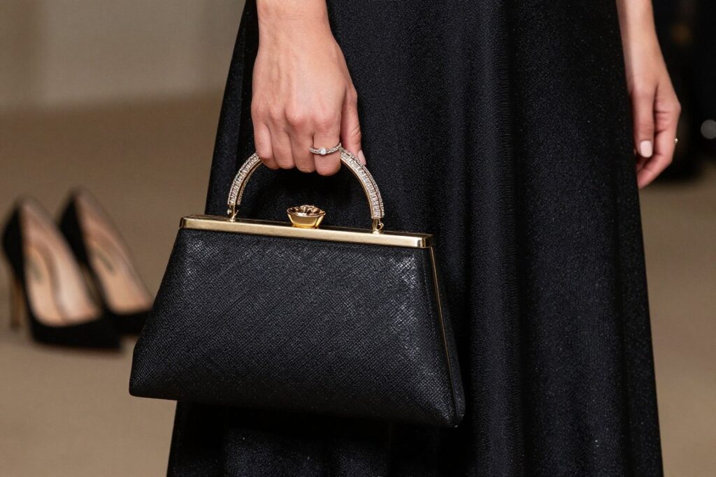 Detale eleganckiej stylizacji na galę firmową Detale eleganckiej stylizacji na galę firmową
