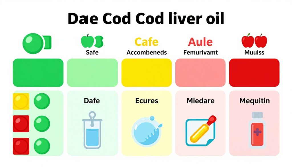 diagram bezpiecznego dawkowania tranu