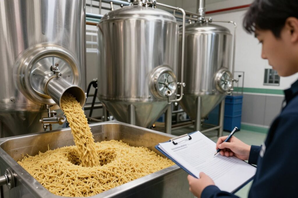 drożdże piwowarskie w produkcji