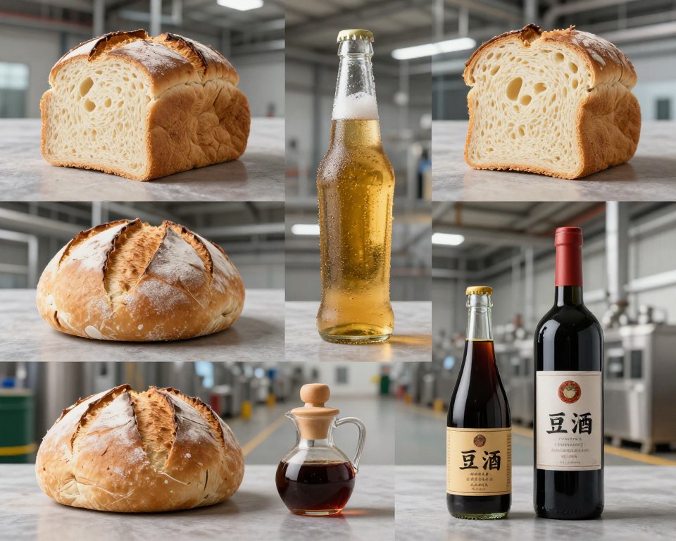 drożdże w różnych zastosowaniach przemysłowych