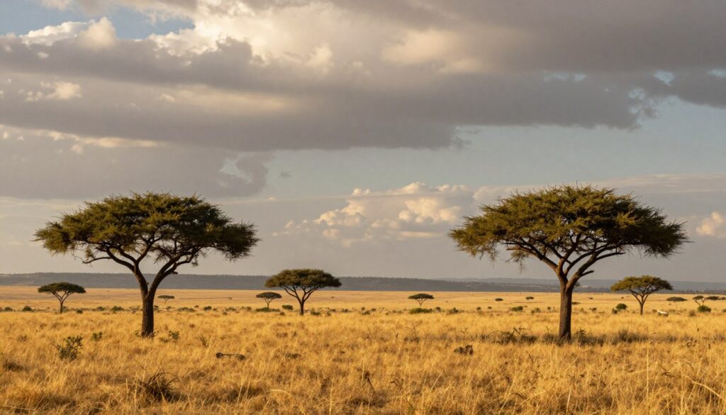 jak się ubrać na safari Kenia - krajobraz sawanny w Masai Mara jak się ubrać na safari Kenia - krajobraz sawanny w Masai Mara