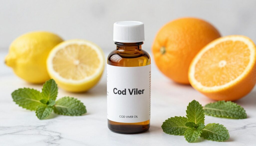 naturalne aromaty cytrusowe w oleju z wątroby dorsza