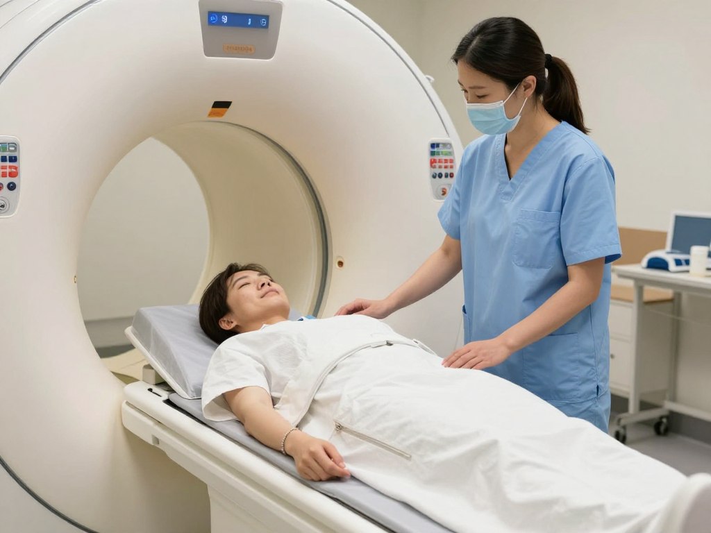 strój na tomografię komputerową