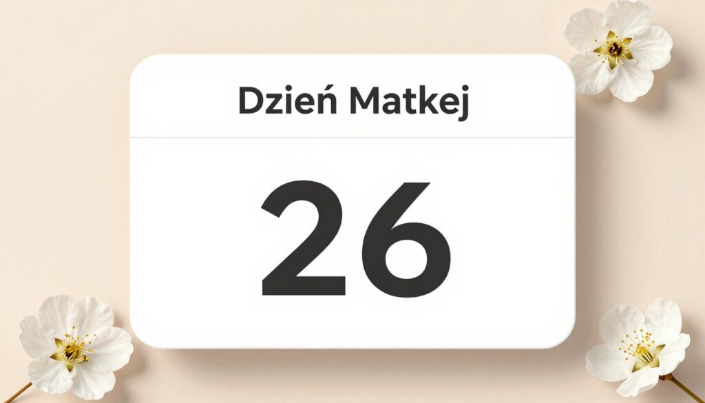 Data Dnia Matki w Polsce 2024 i 2025
