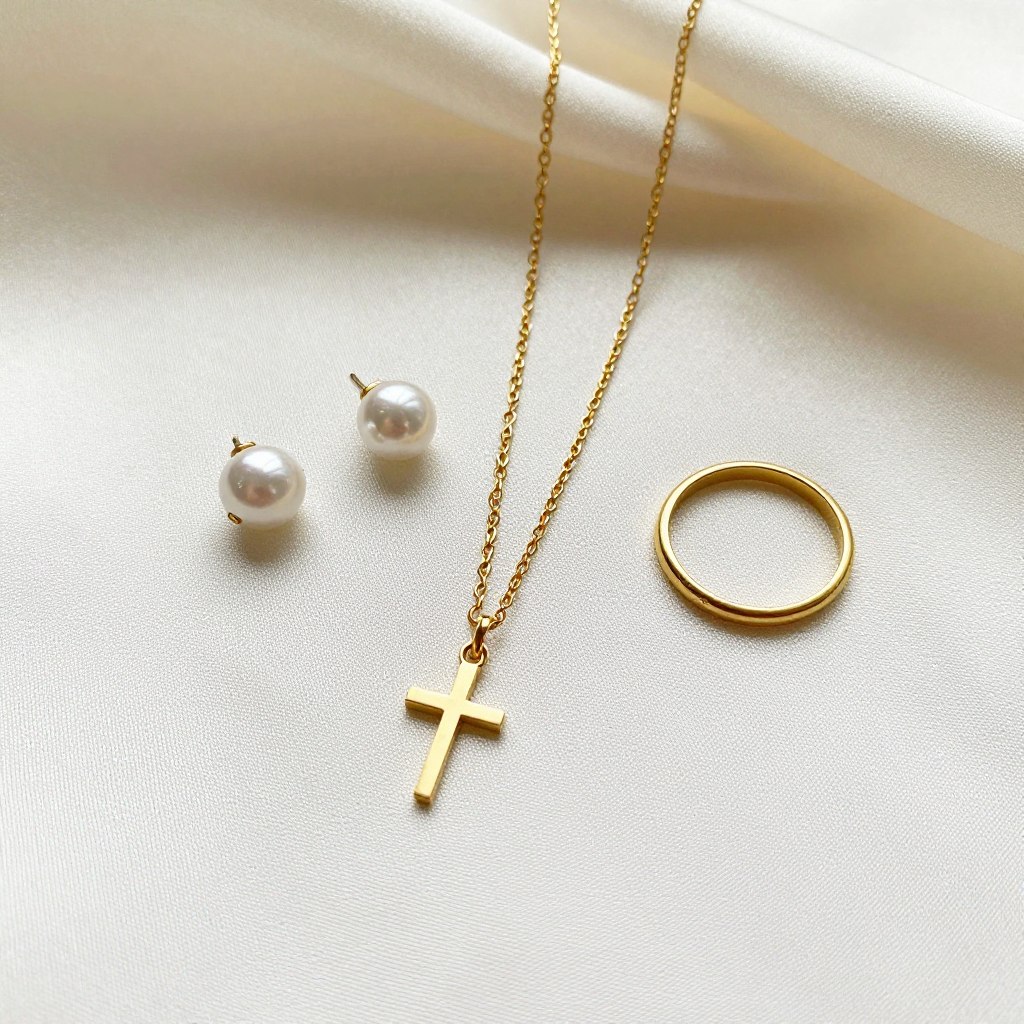 Delikatna biżuteria na komunię dla mamy