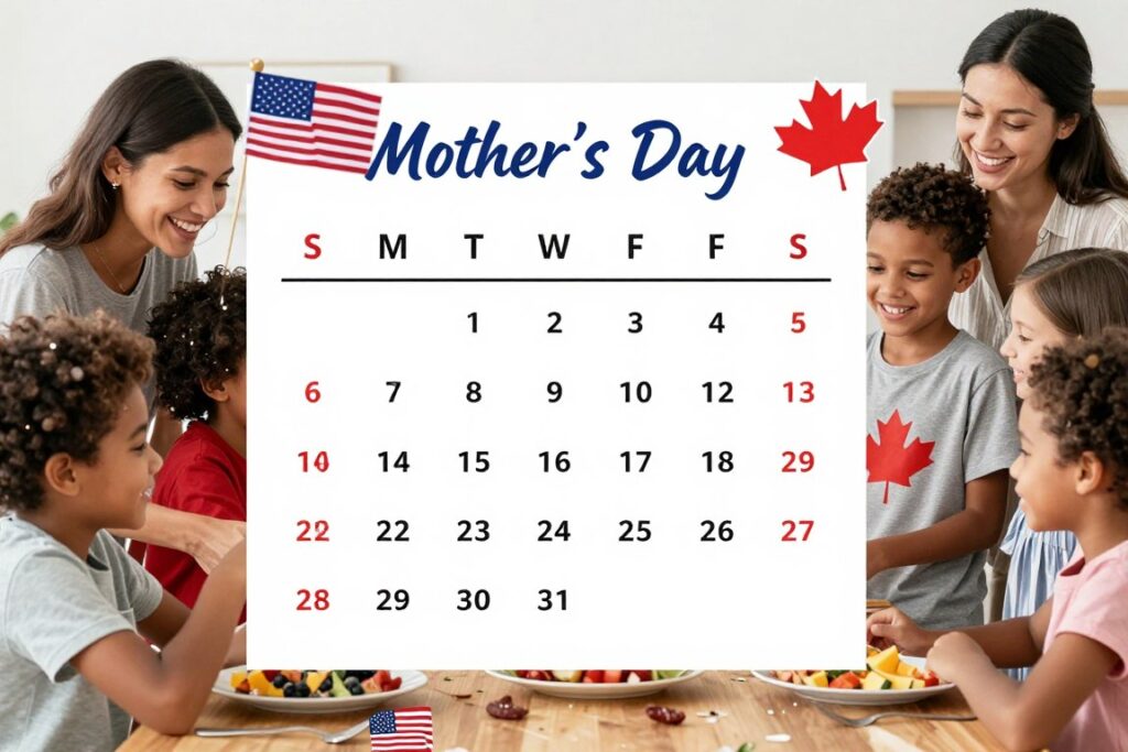 Dzień Matki USA Kanada Australia