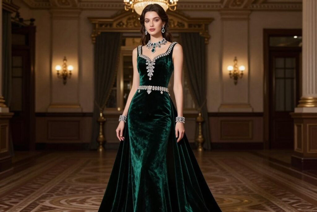 Elegancka stylizacja na wieczorne wesele jesienią