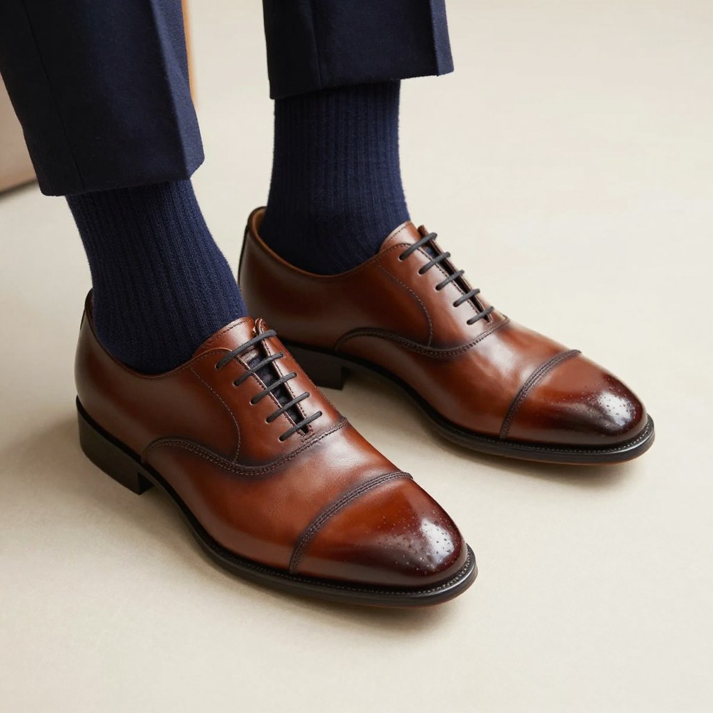 Eleganckie buty męskie na komunię