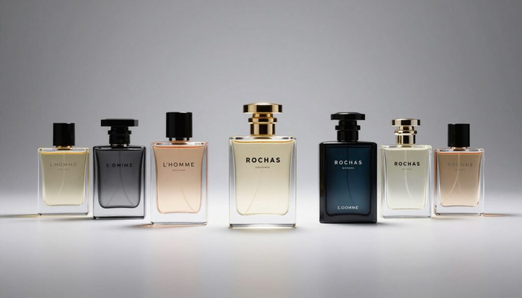 Kolekcja męskich perfum Rochas wszystkie wersje L'Homme