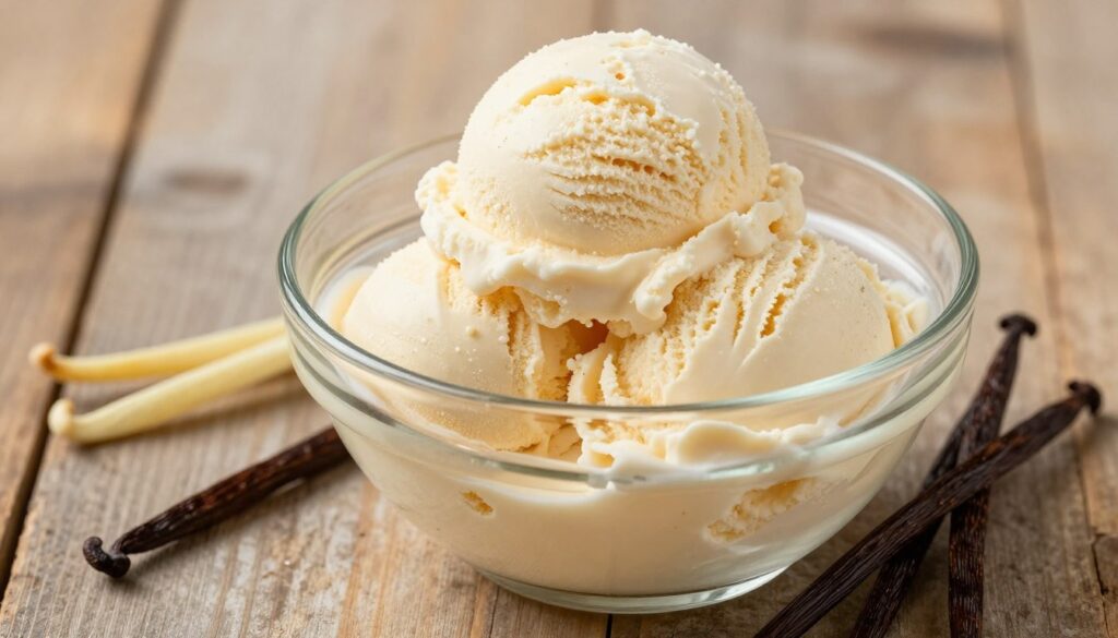 Lody waniliowe z dodatkiem aromatu kastoreum