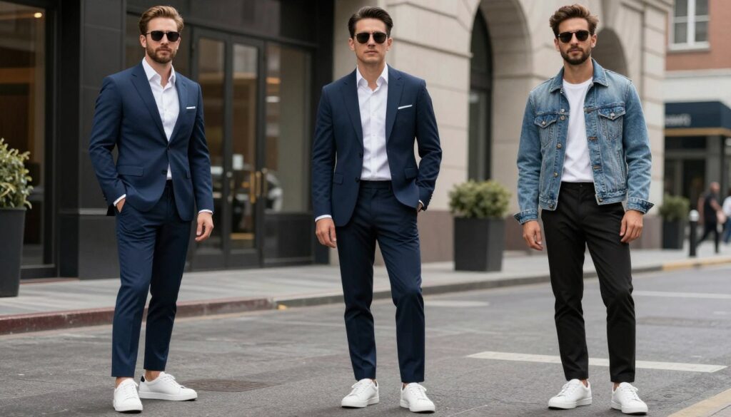 Mix elegancji i casualu w stylizacji na kawalerski