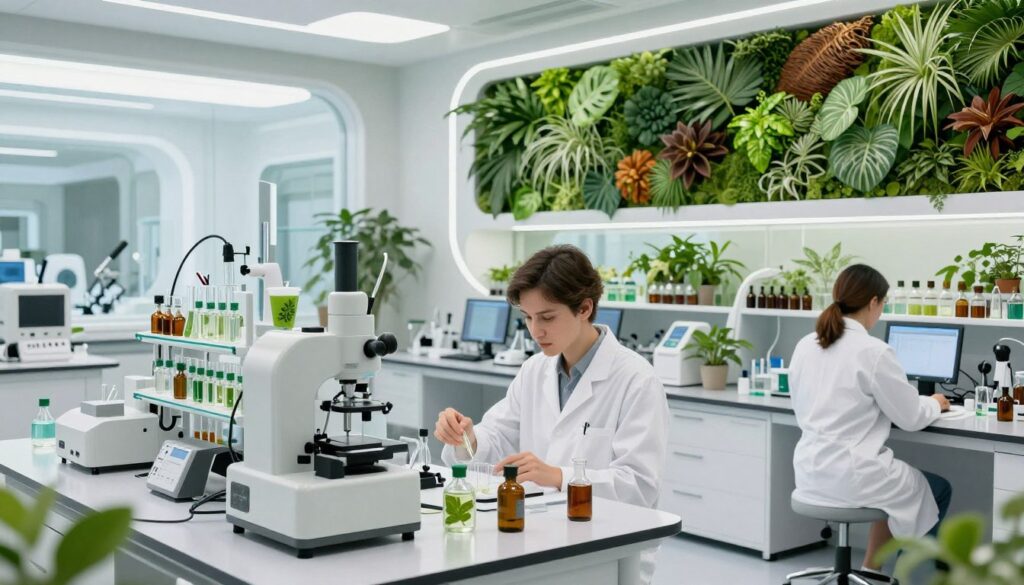 Nowoczesne laboratorium perfumeryjne z zielonymi technologiami
