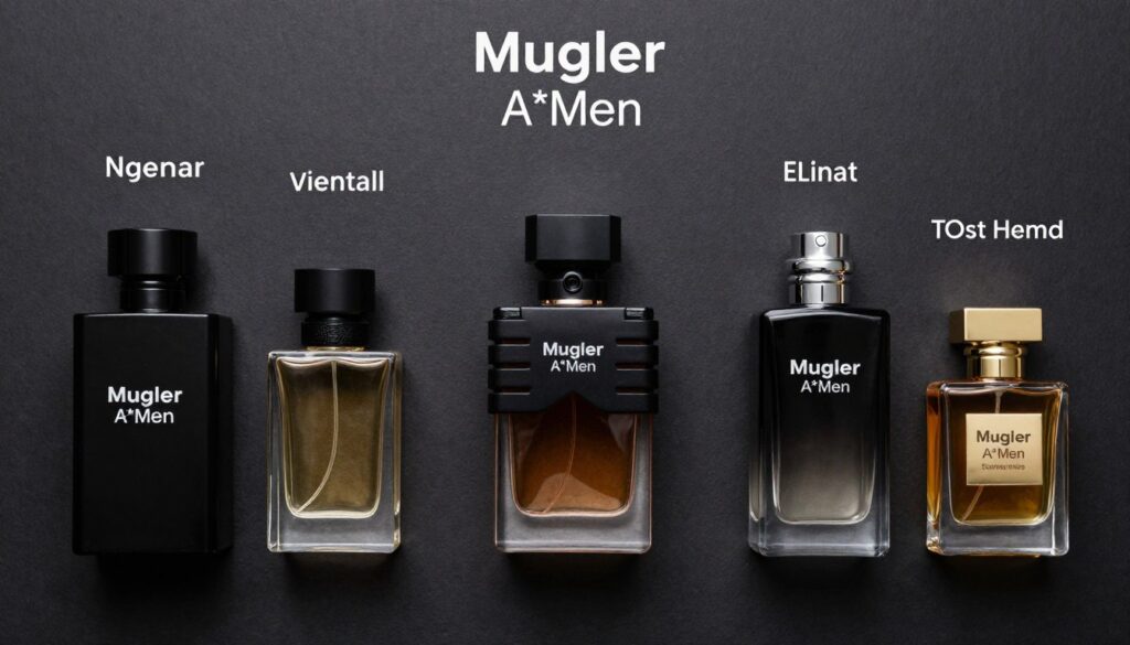 Porównanie Mugler A*Men z podobnymi zapachami męskimi