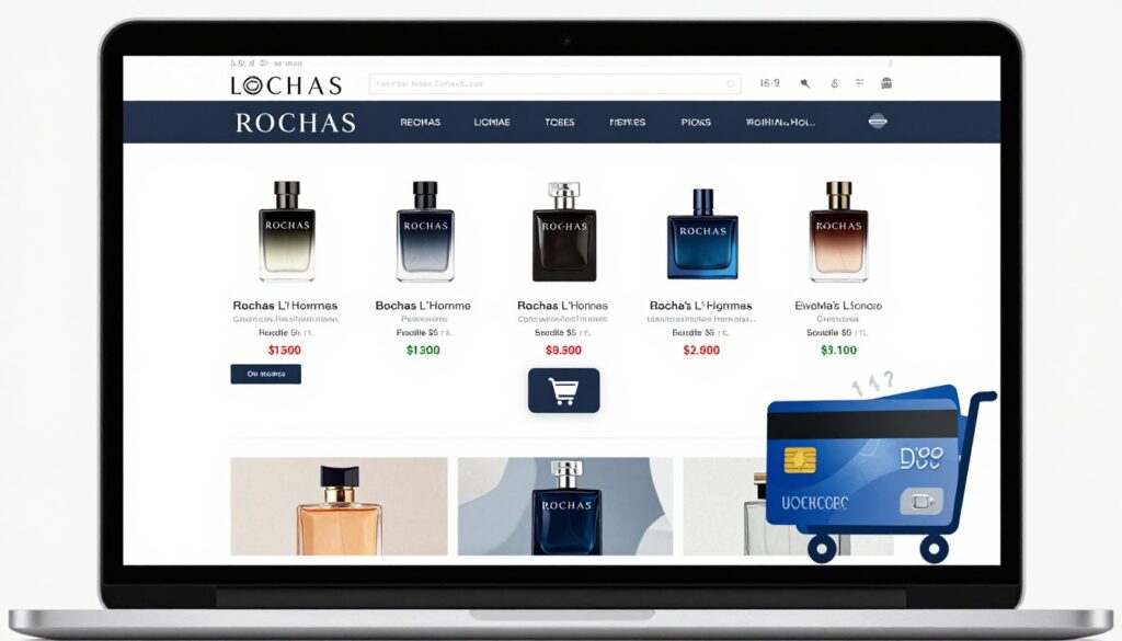Porównanie cen perfum Rochas L'Homme w różnych sklepach online