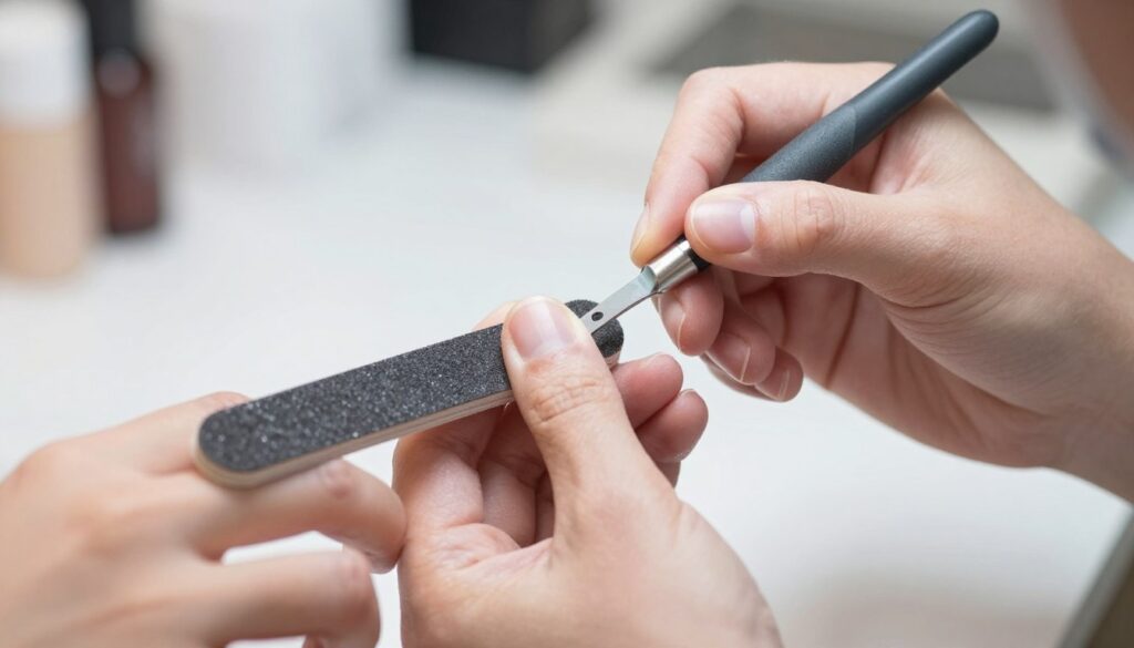 Prawidłowe techniki przygotowania paznokci do manicure hybrydowego