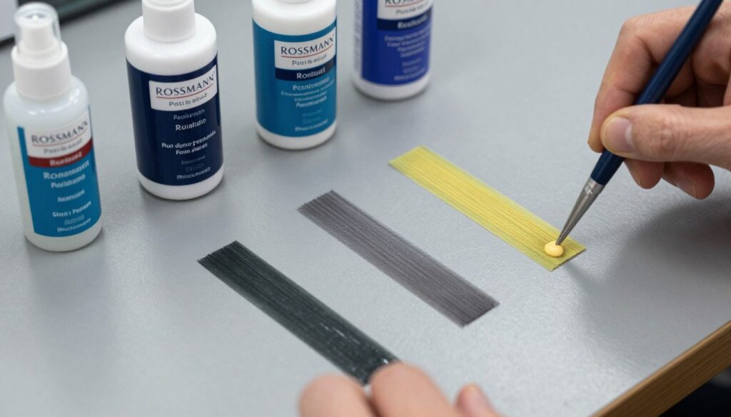 Test różnych lakierów z Rossmann na płytce stemplingowej Test różnych lakierów z Rossmann na płytce stemplingowej