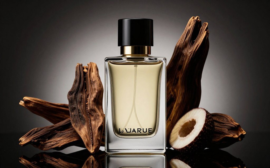 artystyczna kompozycja perfum z agarem i piżmem artystyczna kompozycja perfum z agarem i piżmem