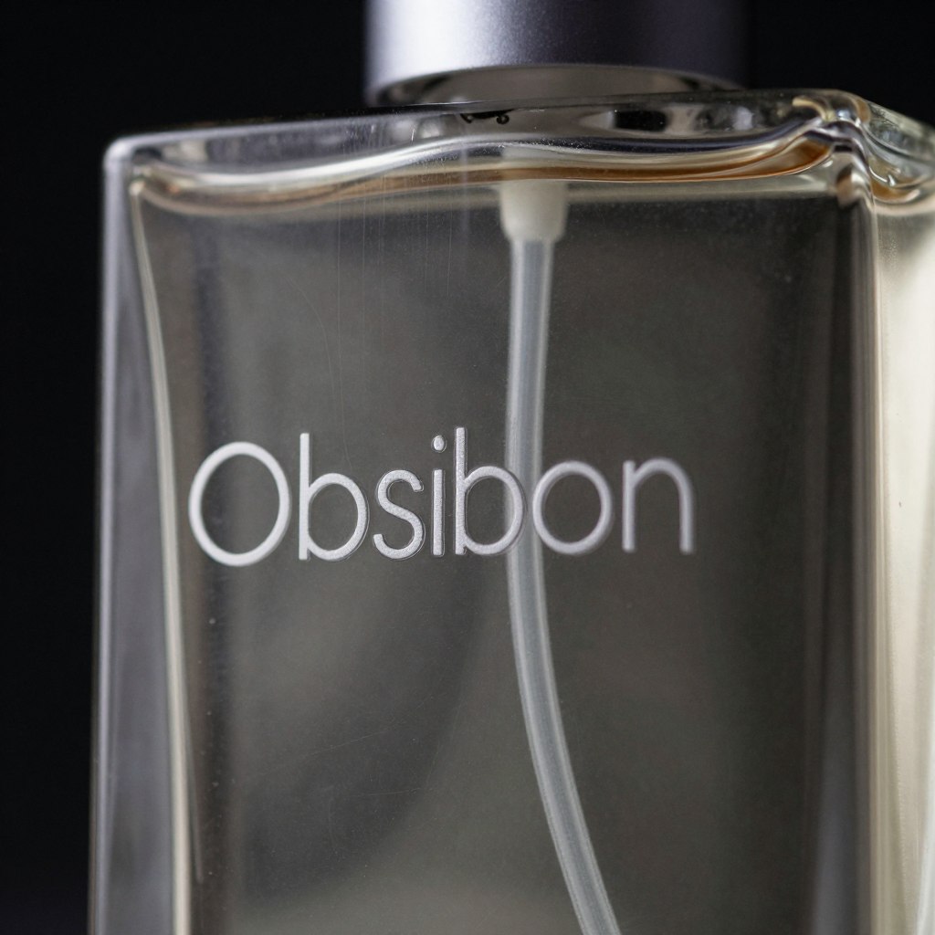 calvin klein obsession męski bottle close-up detail shot