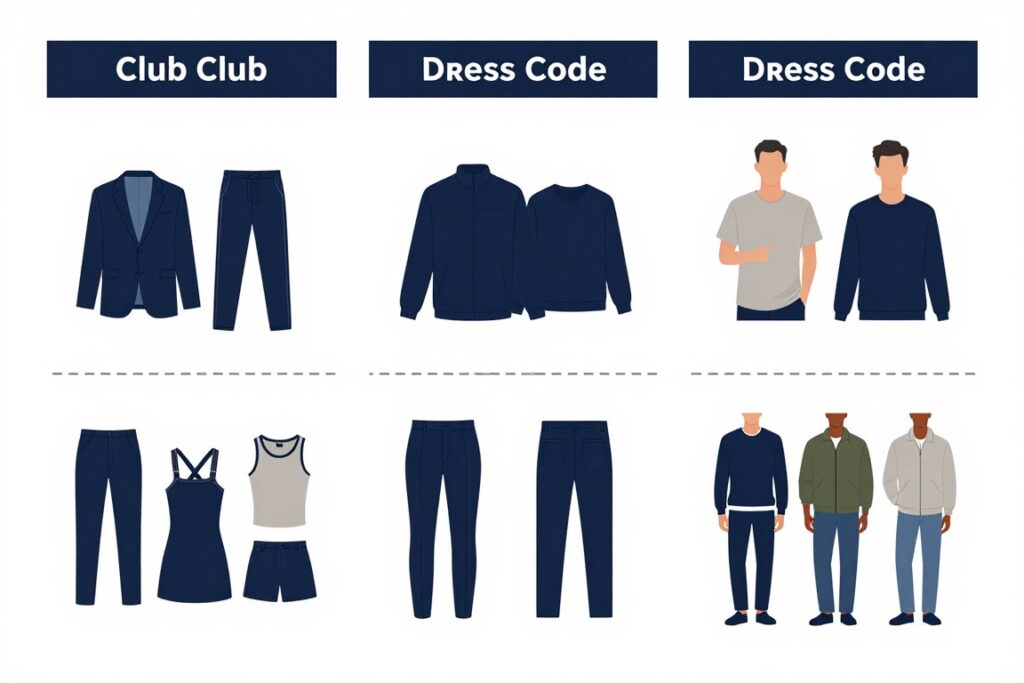 dress code na imprezę klubową