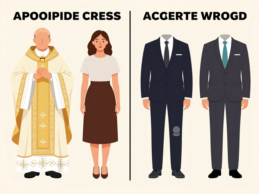 dress code watykan - przykłady odpowiedniego ubioru turystów