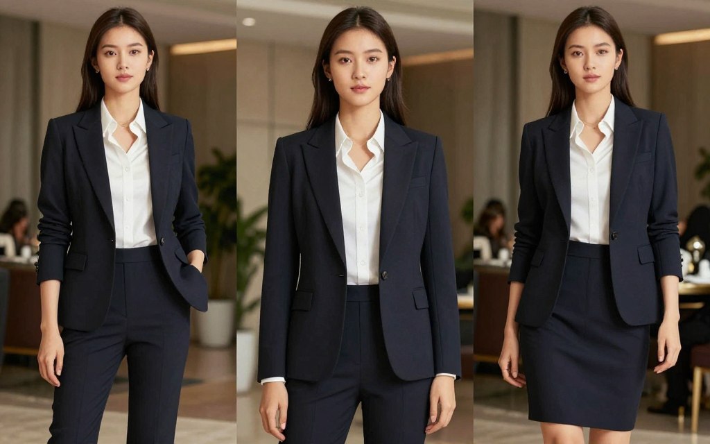 elegancka stylizacja na imprezę firmową