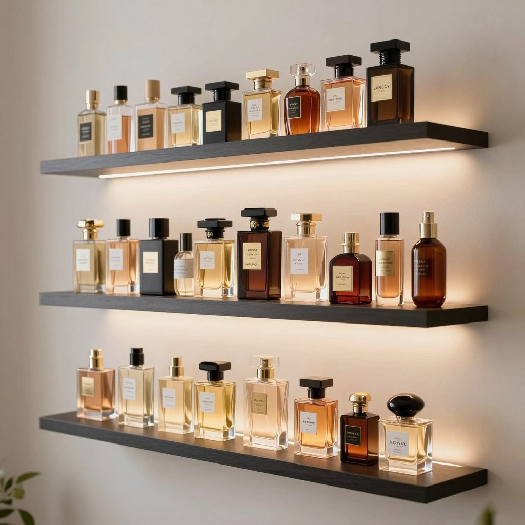elegancko zorganizowana kolekcja perfum elegancko zorganizowana kolekcja perfum