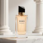 kouros by ysl flacon perfum na eleganckim tle z grecką kolumną