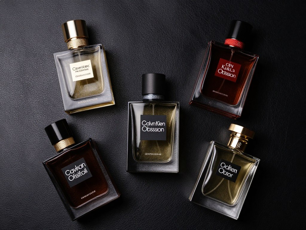 luxury men's fragrance collection including obsession