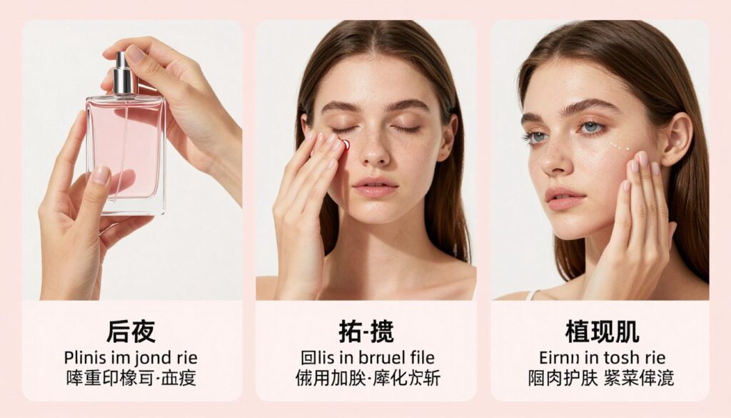 perfume application guide demonstration perfume application guide demonstration