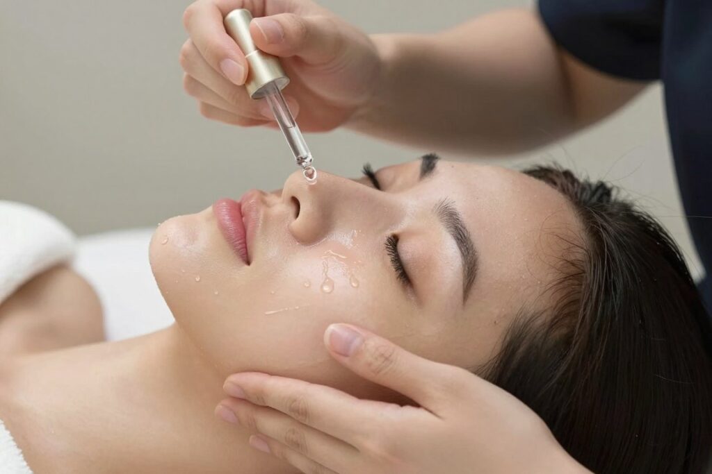 prawidłowe przygotowanie skóry do aplikacji serum