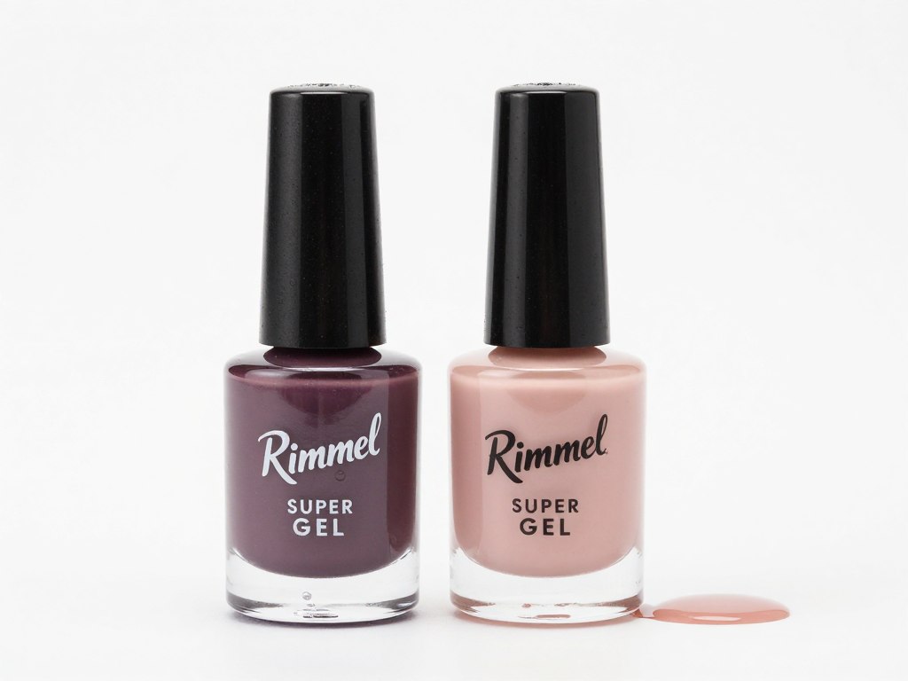 rimmel super gel lakier i top coat razem