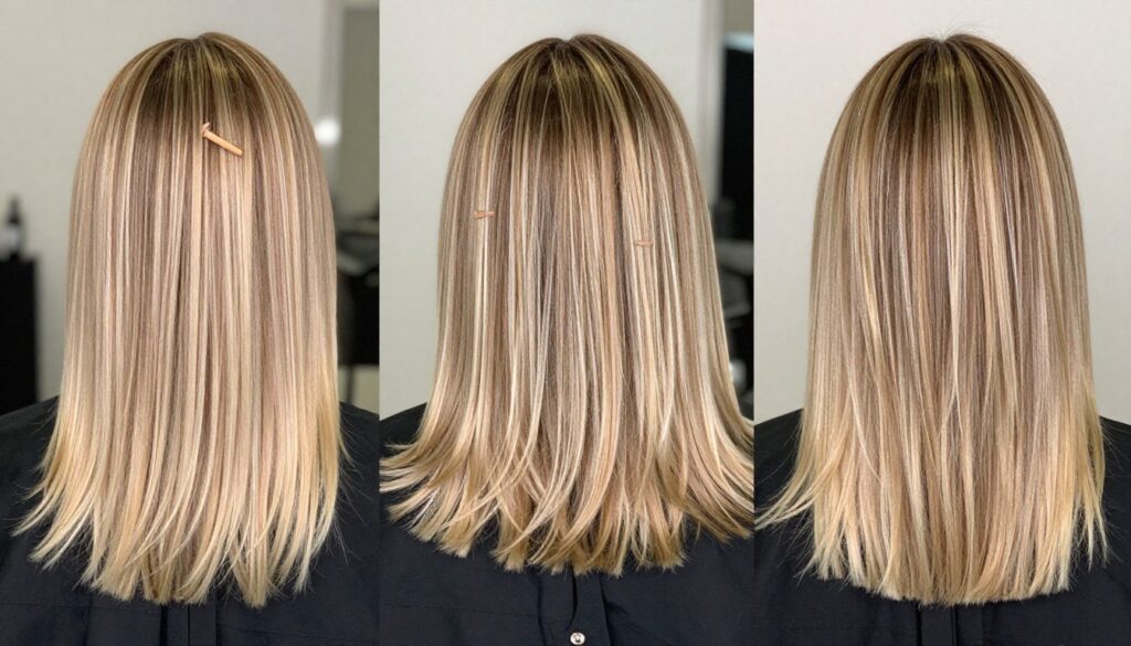 techniki koloryzacji blond bob