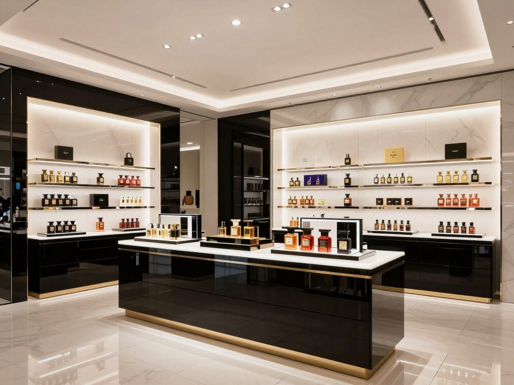 tom ford counter in luxury department store tom ford counter in luxury department store