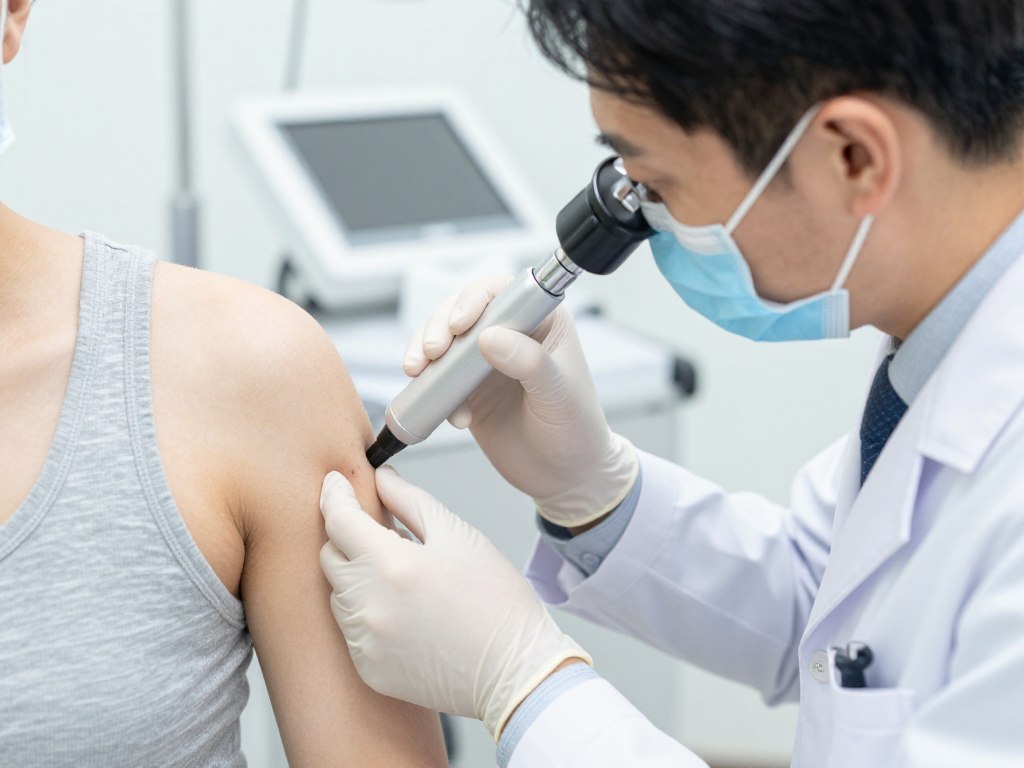 wizyta u dermatologa badanie pieprzyka wizyta u dermatologa badanie pieprzyka