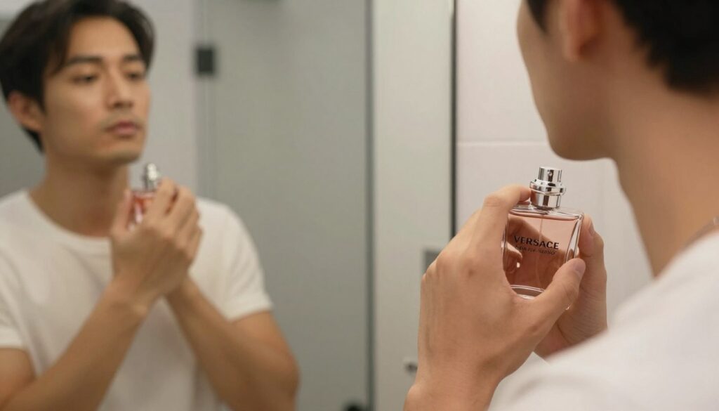 Aplikacja perfum Versace Eros