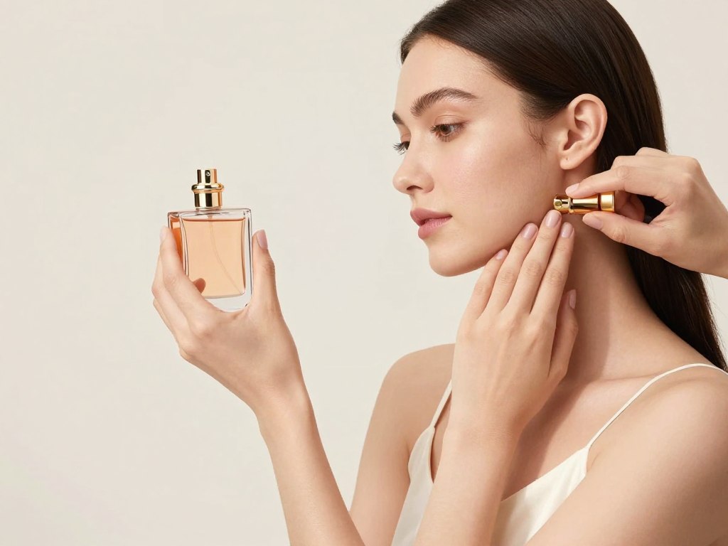 Aplikacja perfum na różne części ciała