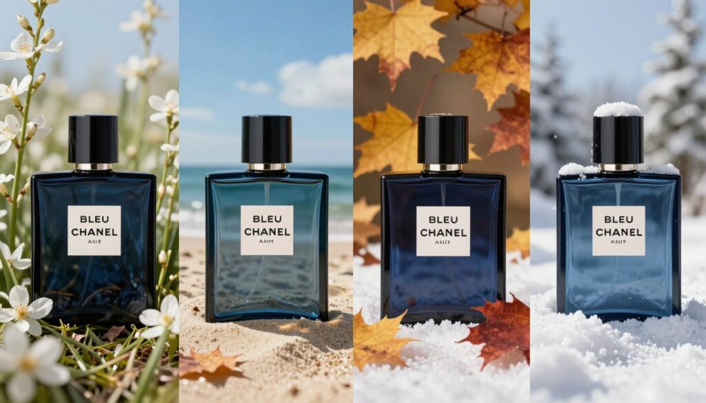 Bleu de Chanel w różnych porach roku