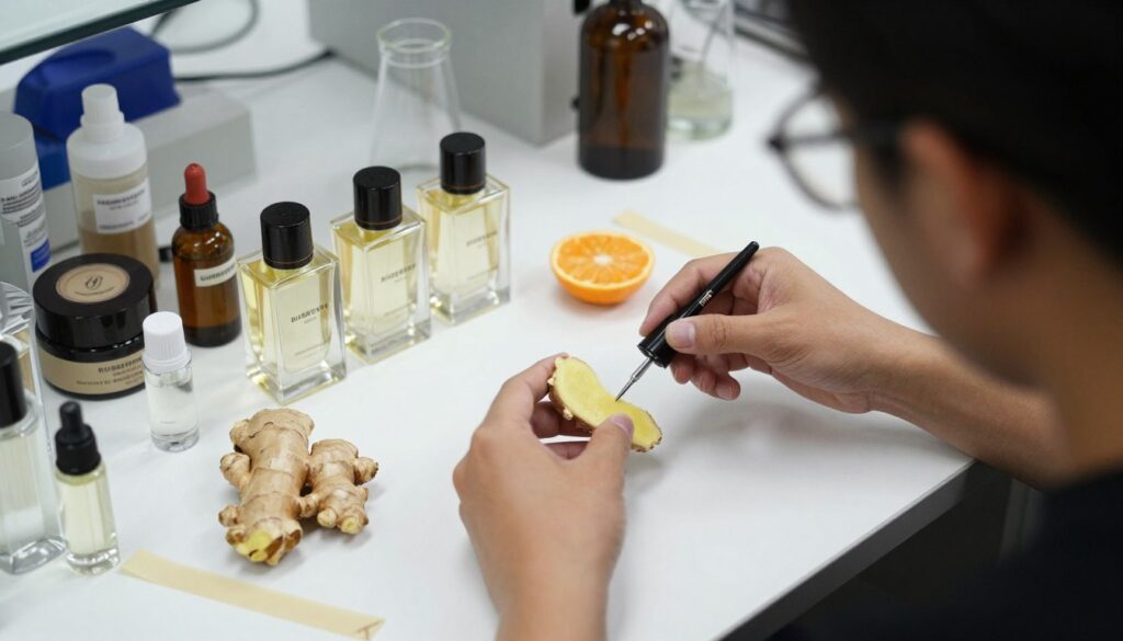 Burberry Brit for Him creation process and ingredients