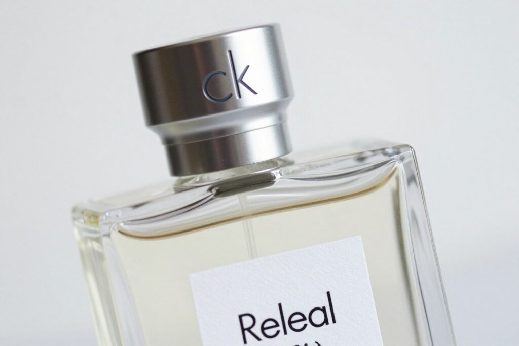 Calvin Klein Reveal Men bottle design detail
