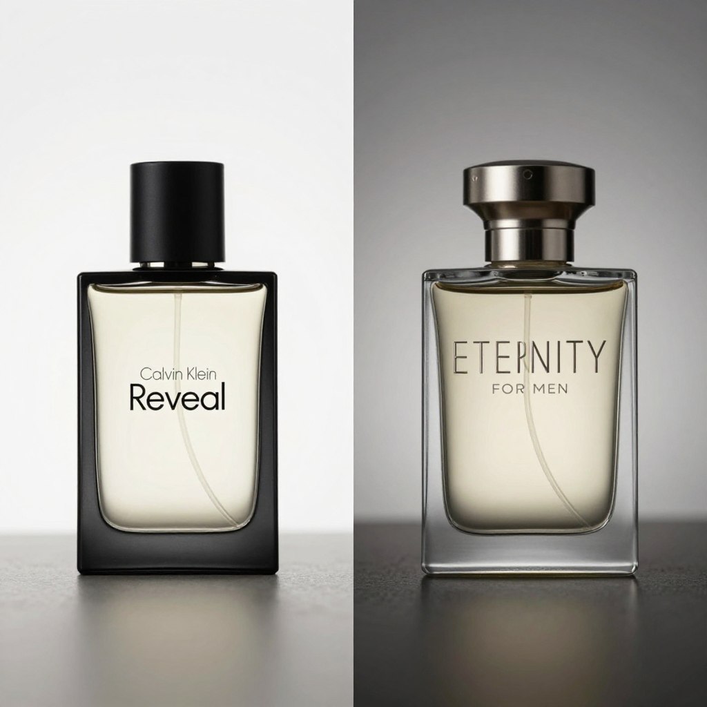 Calvin Klein Reveal Men vs Eternity comparison