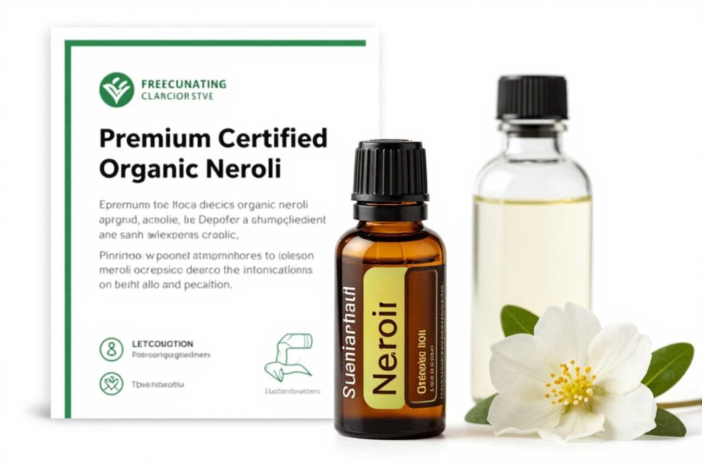 Certyfikowany organiczny olejek neroli wysokiej jakości