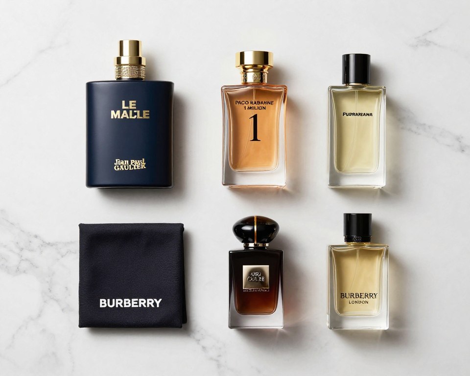 Comparison of Burberry Brit for Him with similar fragrances