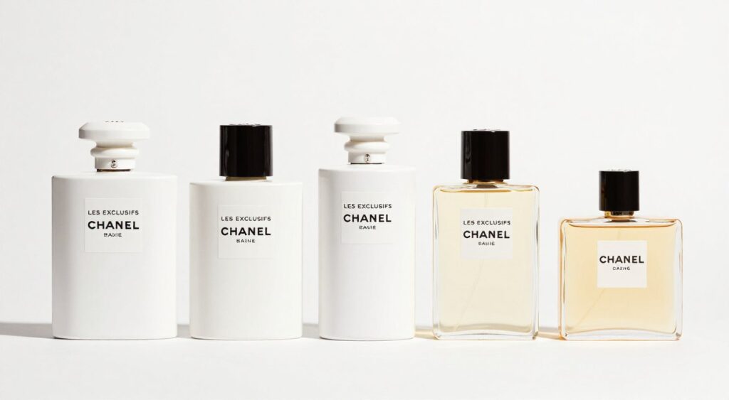Comparison of Chanel Les Exclusifs collection perfumes lineup