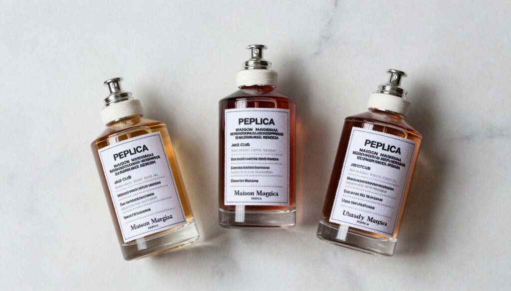 Comparison of different Maison Margiela Replica perfume bottles Comparison of different Maison Margiela Replica perfume bottles